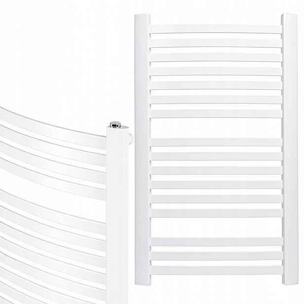 Nástěnný Koupelnový Radiátor Bílý Žebřík GR2 950 x 570 MM 16 Žeber 595 W