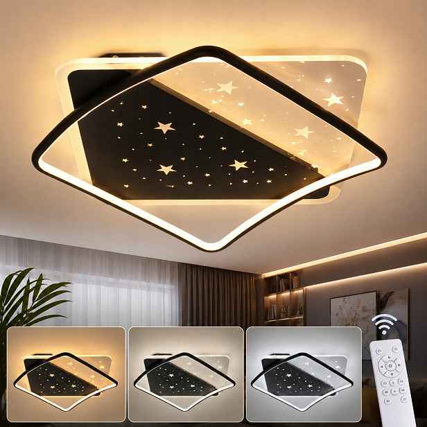 stropní svítidlo Led Hvězdy Stropní Svítidlo Moderní Dálkový Ovladač Obývací pokoj Ložnice