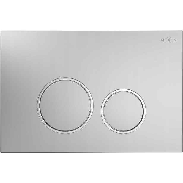 Splachovací tlačítko pro Wc Mexen Fenix Air stříbrné