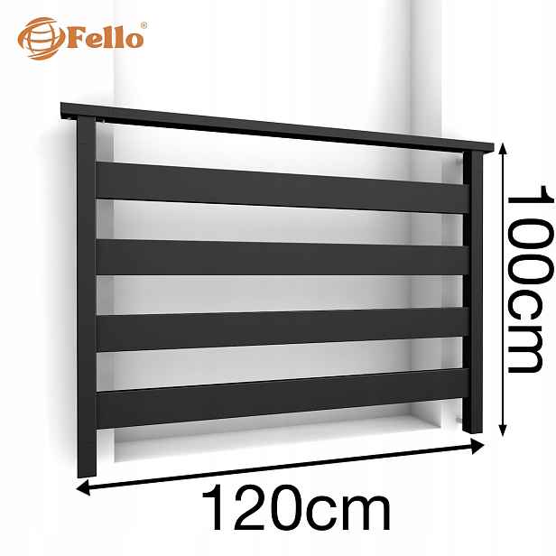 CLASSIC4 Francouzský balkon 120 cm Balustrada Ral