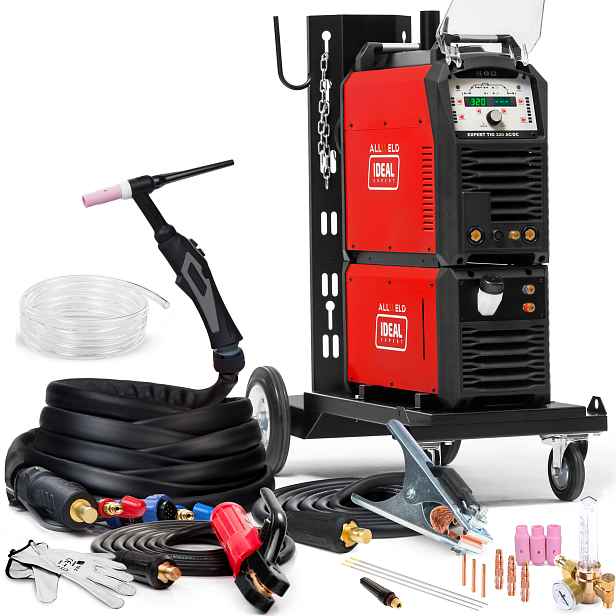 Invertorová Svářečka Ideal Tig 320 Ac DC Mma 400V 320A Puls Hf Chladič 8 M