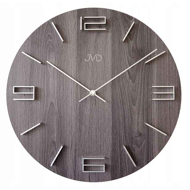 Elegantní Dřevěné Nástěnné Hodiny Jvd HC27.4 40 cm