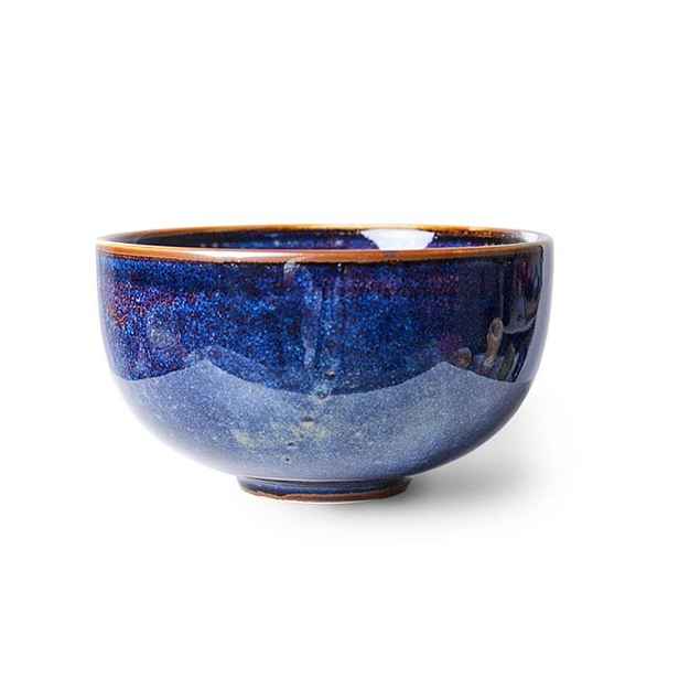 Rustikálně modrá porcelánová miska Chef  - Ø 11*6 cm / 260 ml  HKLIVING