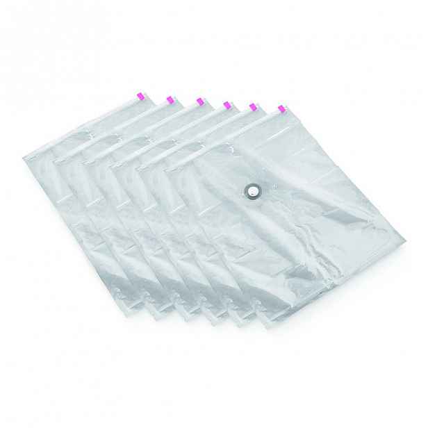 Sada 6 vakuových úložných obalů na oblečení Compactor Large Vacuum Bags, 80 x 100 cm