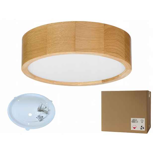 Stropní svítidlo stropní svítidlo Leja fi275 Dub Led 1xE27 do obývacího pokoje kuchyně Elegantní