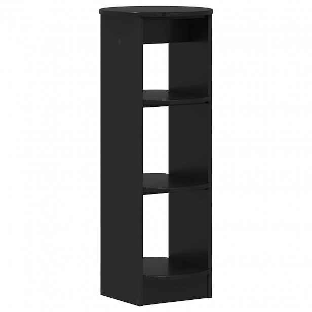 vidaXL Boční skříňka Černý 40 x 40 x 100 cm Dřevěný materiál
