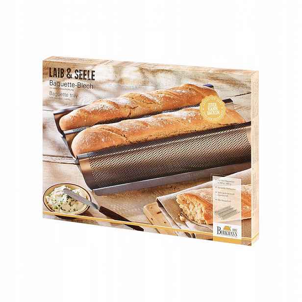 Forma Birkmann na 3 bagety 38×28×3,5 cm chleba