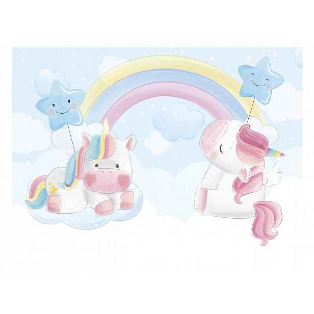 Fototapeta Duha pro dívky Unicorn 254x184