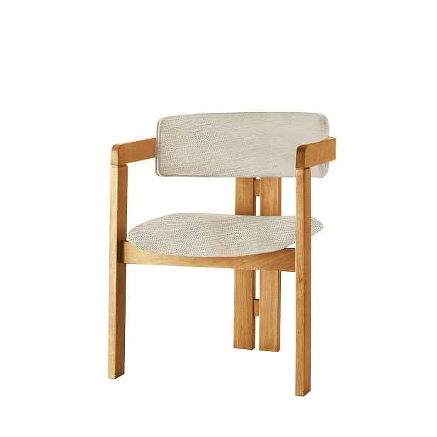 Kalune Design Jídelní židle CO z masivu světle béžová/dub