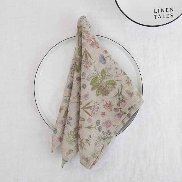 Lněné ubrousky v sadě 2 ks Botany 2 – Linen Tales