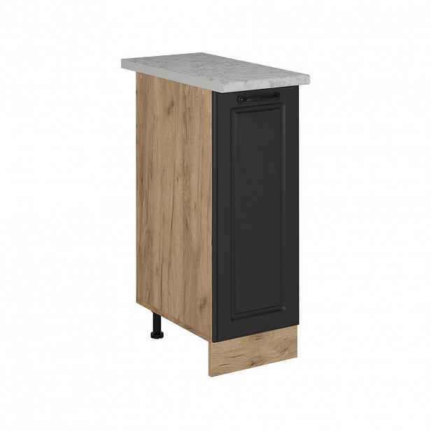 Vicco LÉKÁRNIČKOVÁ SKŘÍŇKA R-Line Antracitový venkovský dům 30 cm PD Mramor