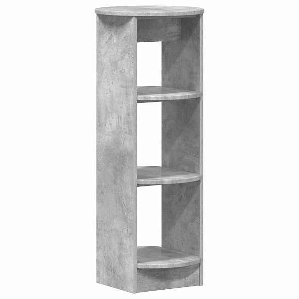 vidaXL Boční skříňka Betonově Šedá 40 x 40 x 100 cm Dřevěný materiál