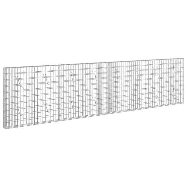 vidaXL Gabion s drátem 5 mm a síťkou 5x10 cm 400x10x100 cm