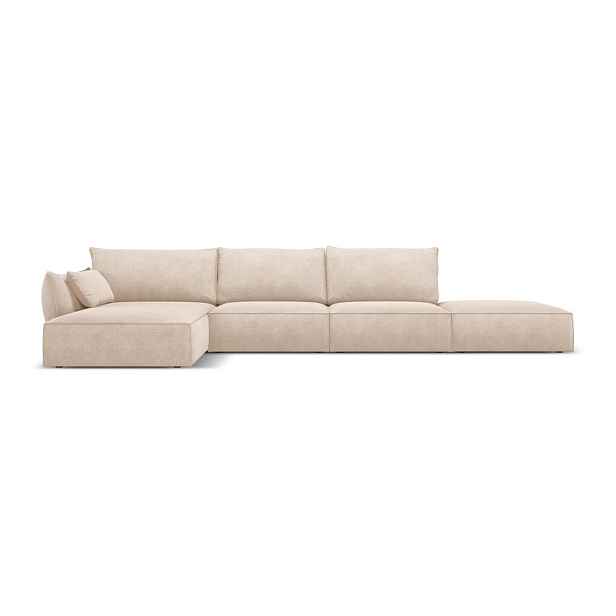 Béžová rohová pohovka (levý roh) Vanda – Mazzini Sofas