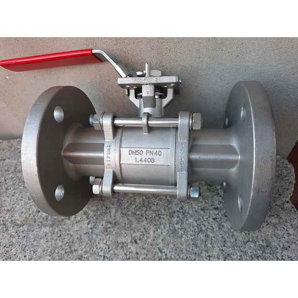 Kulový kohout z nerezové oceli 1.4408 DN50 PN40