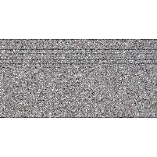 Schodovka Rako Block tmavě šedá 30x60 cm mat DCPSE782.1