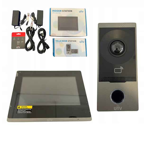 Video domofon kompletní Komplet Kit montážní KIT/201S/372S Uniview