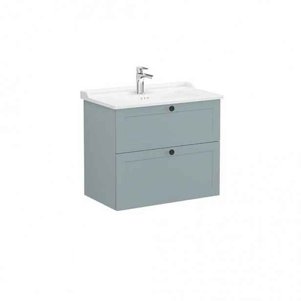 Koupelnová skříňka s umyvadlem Vitra Root 80x67x46 cm zelená mat ROOTC80GINTC