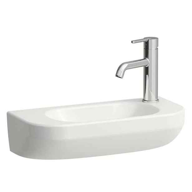 Laufen Lua - Umývátko 50x23 cm, bez přepadu, otvor pro baterii vpravo, LCC, bílá H8150824001141