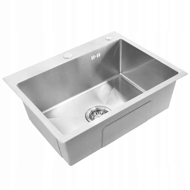 Jednokomorový ocelový dřez Dřez bez odkapávače Rea Liam Inox