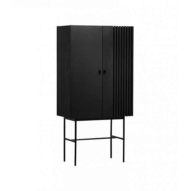 Komoda "Array", 80 x 160 cm, 2 varianty - Woud Varianta: dub, černý