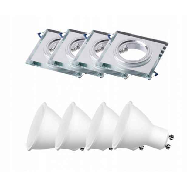 Sada Led stropního osvětlení 4x žárovky