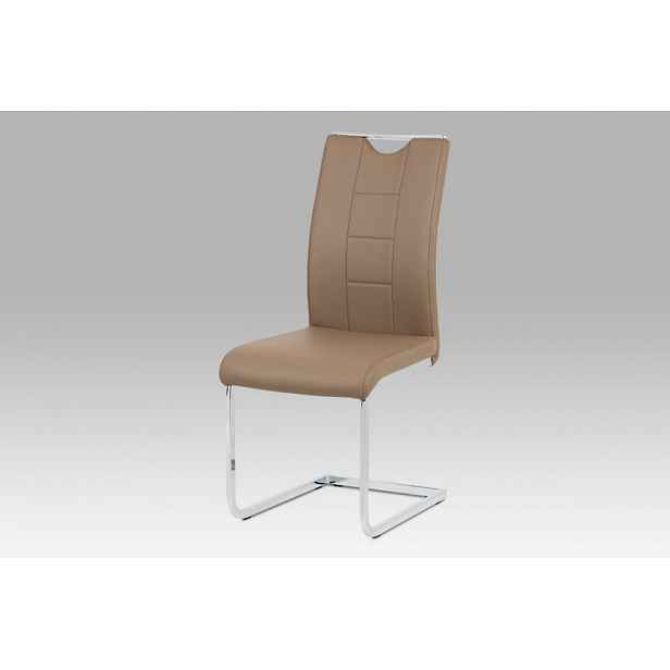 Jídelní židle ekokůže / kov Autronic Latté