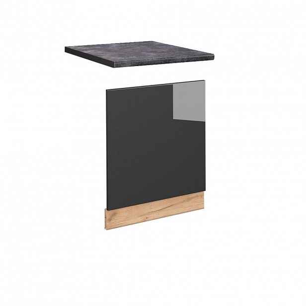 Vicco PŘEDNÍ PANEL Fame-Line Antracitový vysoký lesk 60 cm , PD Antracit