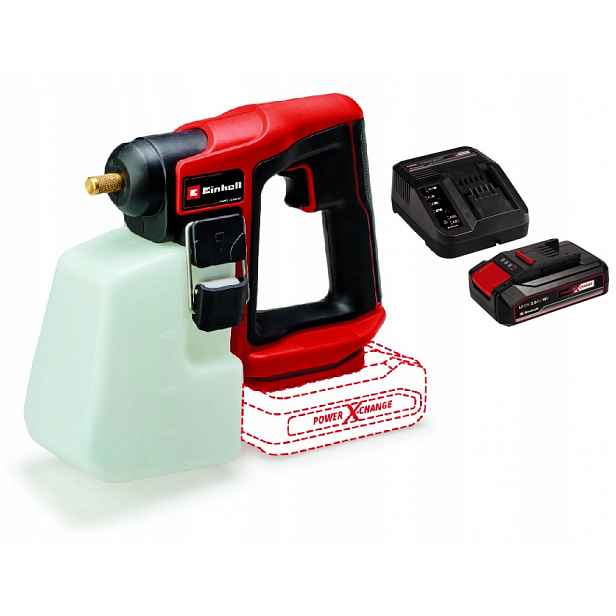 Aku postřikovač Einhell Pxc Ge-ws 18/10 Li-3425240 Set Akumulátor 2,5Ah