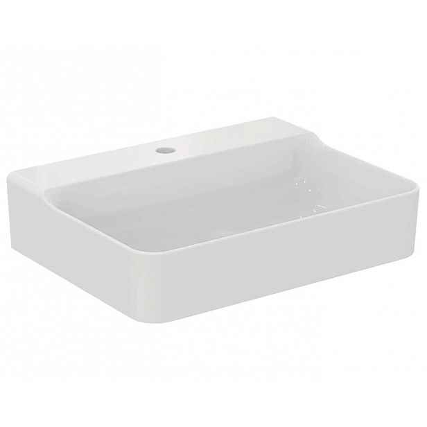 Ideal Standard Conca Ceram - Umyvadlo 60x45 cm, bez přepadu, otvor pro baterii, bílá T379001