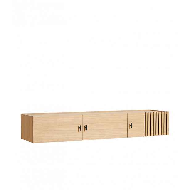Komoda na zeď "Array", 150 x 53 cm, 2 varianty - Woud Varianta: dub, světlý