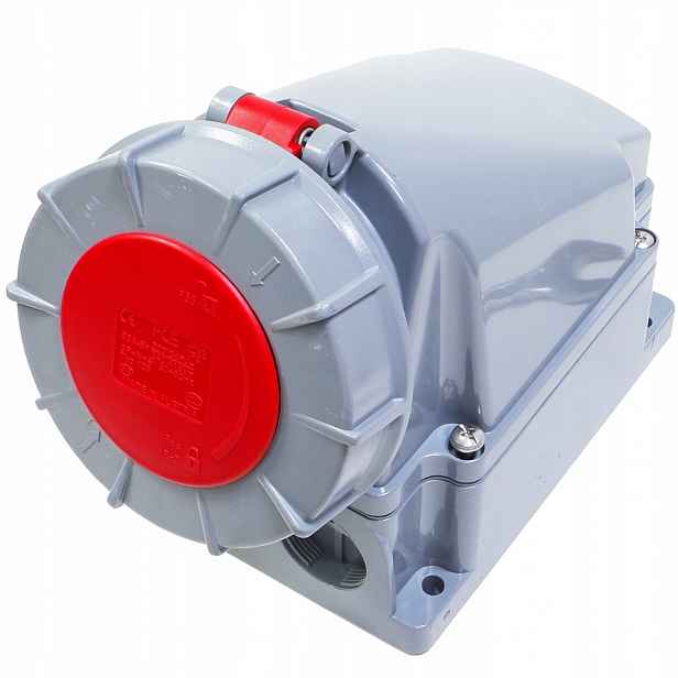 Pevná zásuvka 63A 5P 400V IP67 135-6TWIST Pce