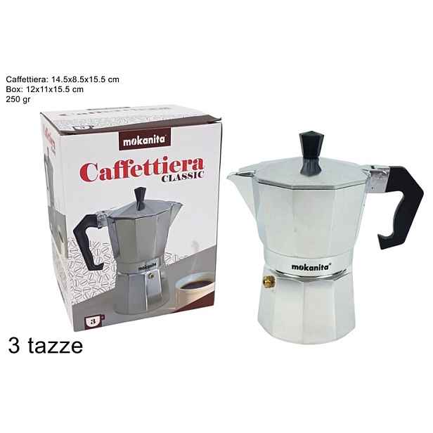 PROHOME - Kafetiéra 250ml pro 3 osoby