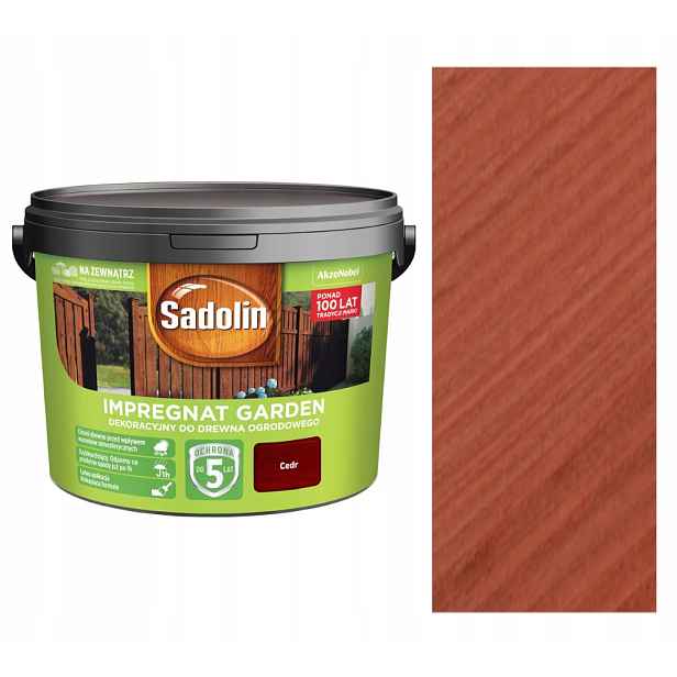 Sadolin Garden Impregnát Na Zahradní Dřevo 9 L Cedr