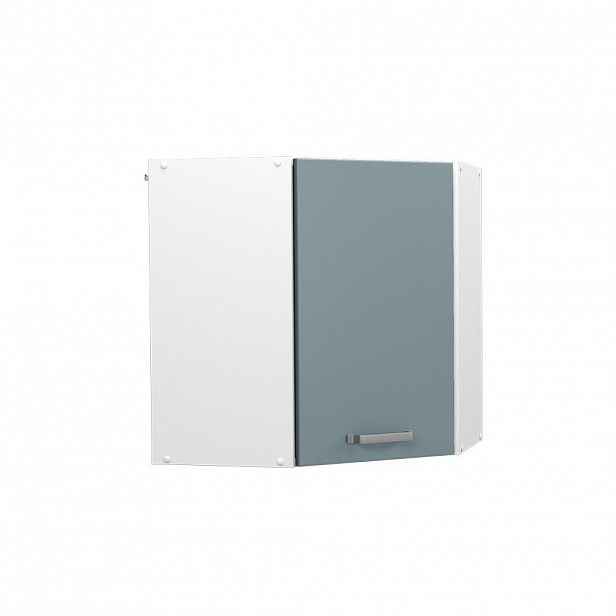 Vicco UNIVERZÁLNÍ NÁSTĚNNÁ SKŘÍŇKA R-Line Modrošedá 57 cm Rohová nástěnná skříňka s dvířky
