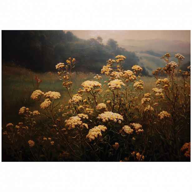 Wallarena FOTOTAPETA Květiny Příroda Hnědá 200x140 cm