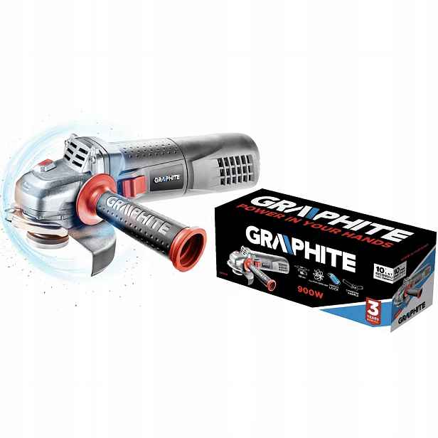 Graphite Úhlová Bruska 900 W 125 MM 59G187 Regulace Otáček
