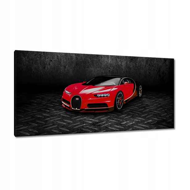 Obrazy 115x55 Červené sportovní auto