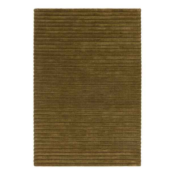 Khaki ručně tkaný vlněný koberec 200x290 cm – Asiatic Carpets