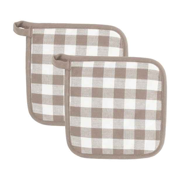 Bavlněné chňapky v sadě 2 ks Gingham – Tiseco Home Studio