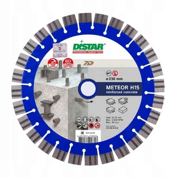 Distar Diamantový Kotouč 1A1RSS/C3 230 Meteor H15