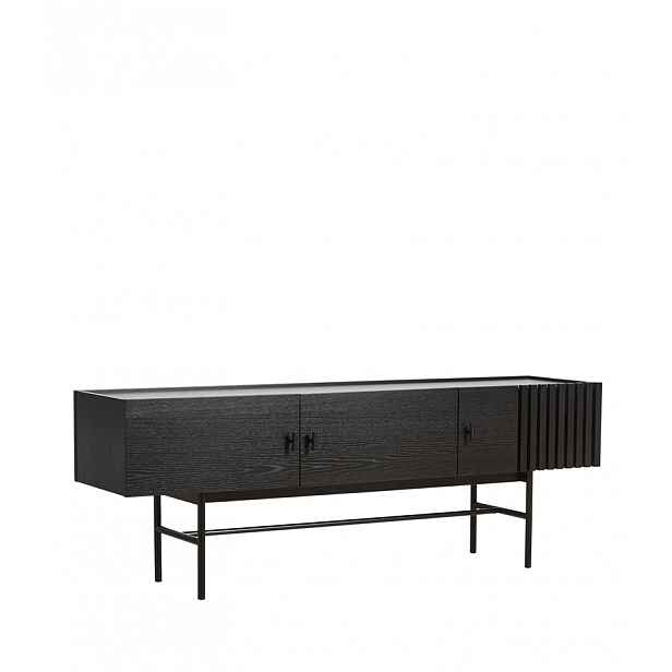 Komoda "Array", 150 x 53 cm, 2 varianty - Woud Varianta: dub, černý