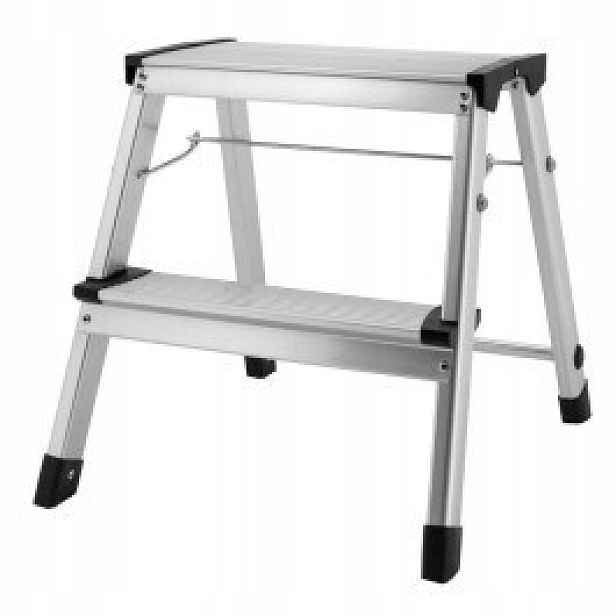 Pracovní stolička 150 kg žebřík schod 2 stupně