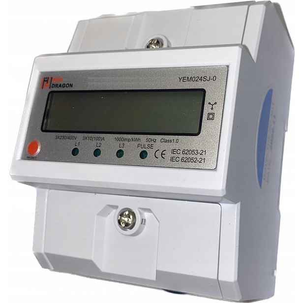 Třífázové Počítadlo Energie Reset 10(100A) 1000 imp