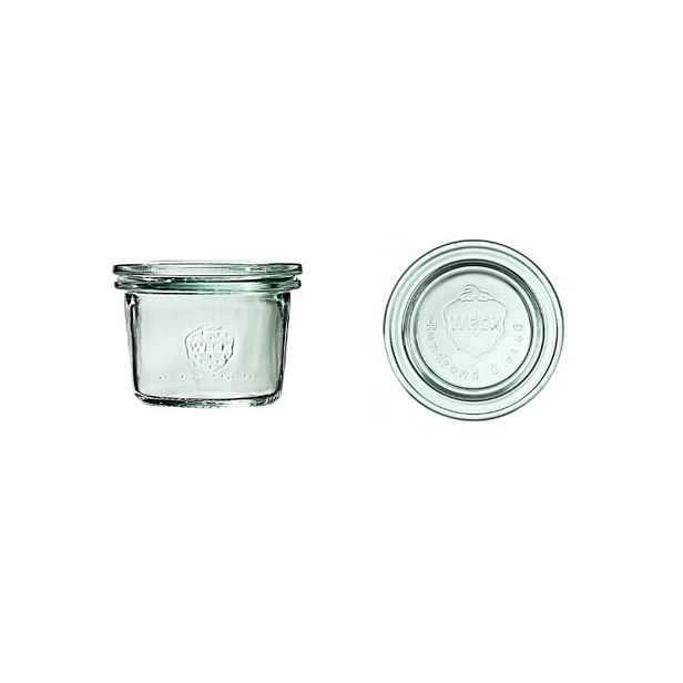 WECK sklen.zavař. 80ml+víčko- 1ks-WECK Sturz (d 60)