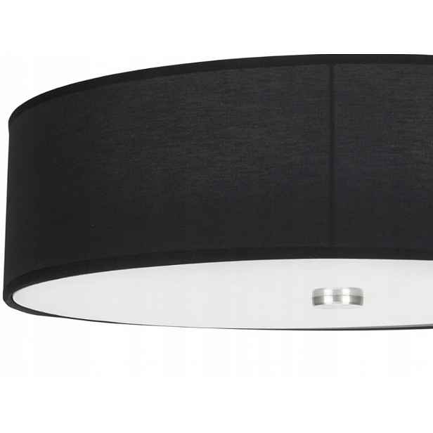 Lustrová závěsná lampa glamour do obývacího pokoje ložnice tkanina sklo stínidlo
