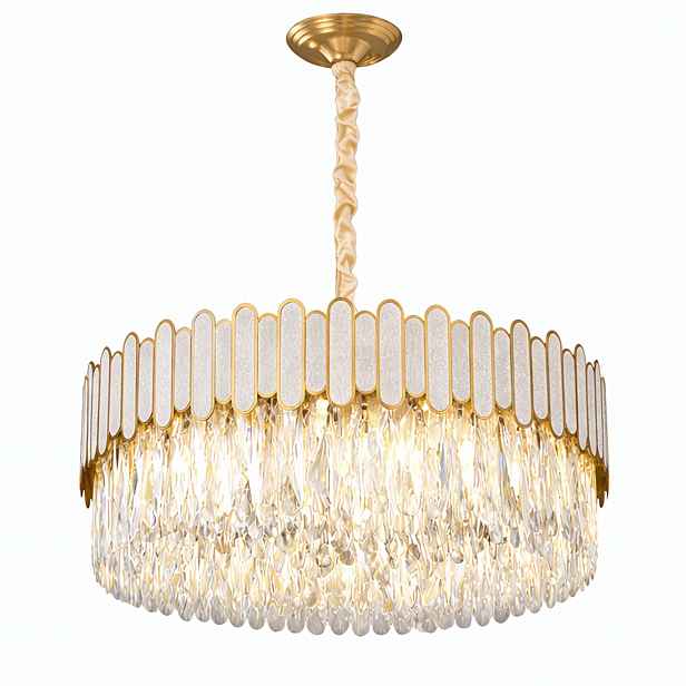 Toolight Lampa APP1747-8CP 60 cm Gold