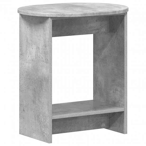 vidaXL Boční stůl Betonově šedá 50 x 39,5 x 55 cm Kompozitní dřevo