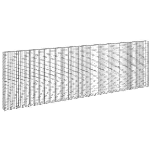 vidaXL Gabion s drátem 5 mm a síťkou 5x10 cm 650x20x200 cm
