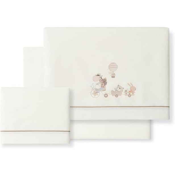 Interbaby sada povlečení 3dílná 60x120 40x60 103x150 přívěsek